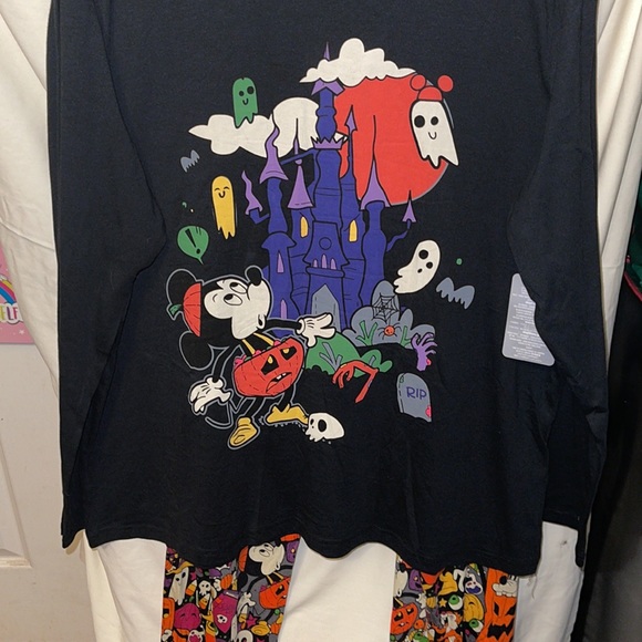 Authentic DISNEY Merchandise— Halloween Pajama set XL Adult - Picture 2 of 4